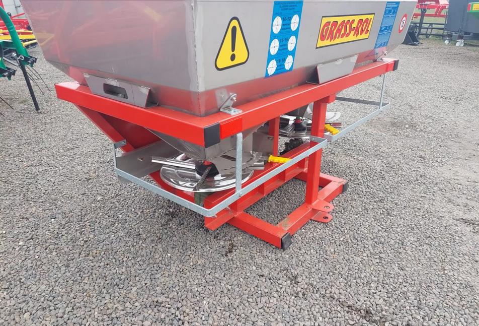 Rozsiewacz nawozu GRASS-ROL ze stali nierdzewnej