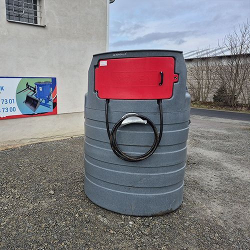 Stacja benzynowa Hoftank Tankanlage Zbiornik na olej napędowy 1500L Stacja paliw na olej napędowy