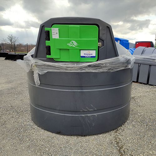 Stacja paliw 5000 l diesel, zbiornik z pompą, Kingspan 8