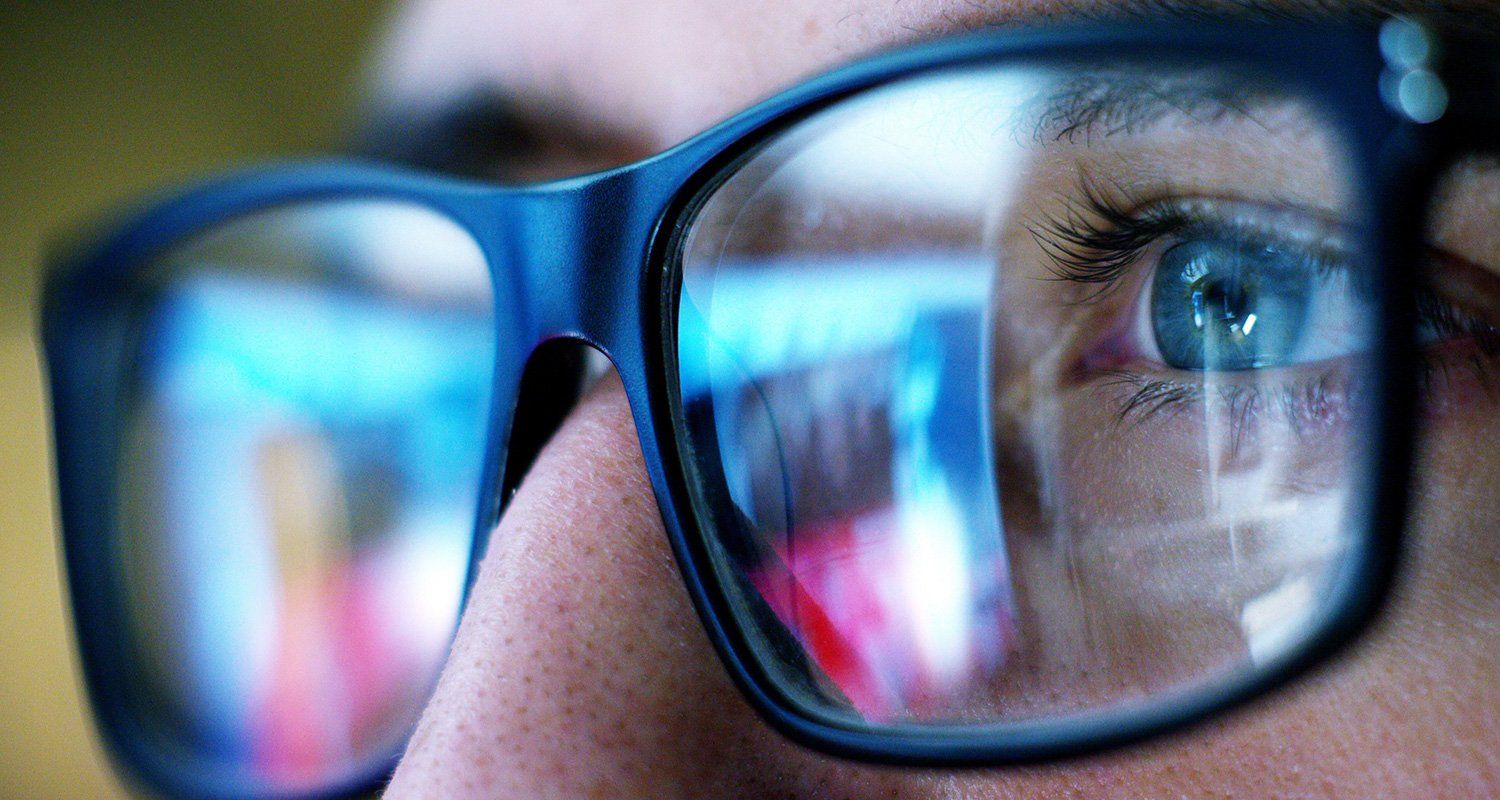 Lenti con filtro luce blu