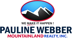 The logo for pauline webber mountainland realty inc.