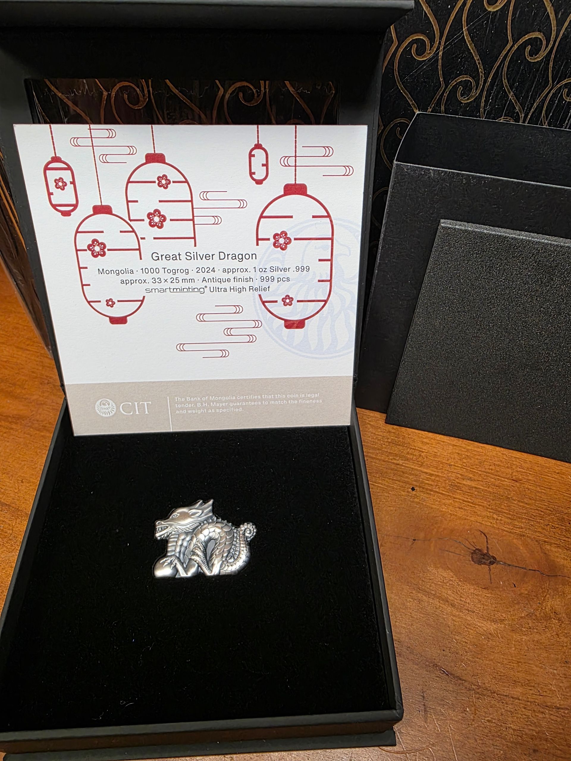 2024 Great Silver Dragon 1 Oz.