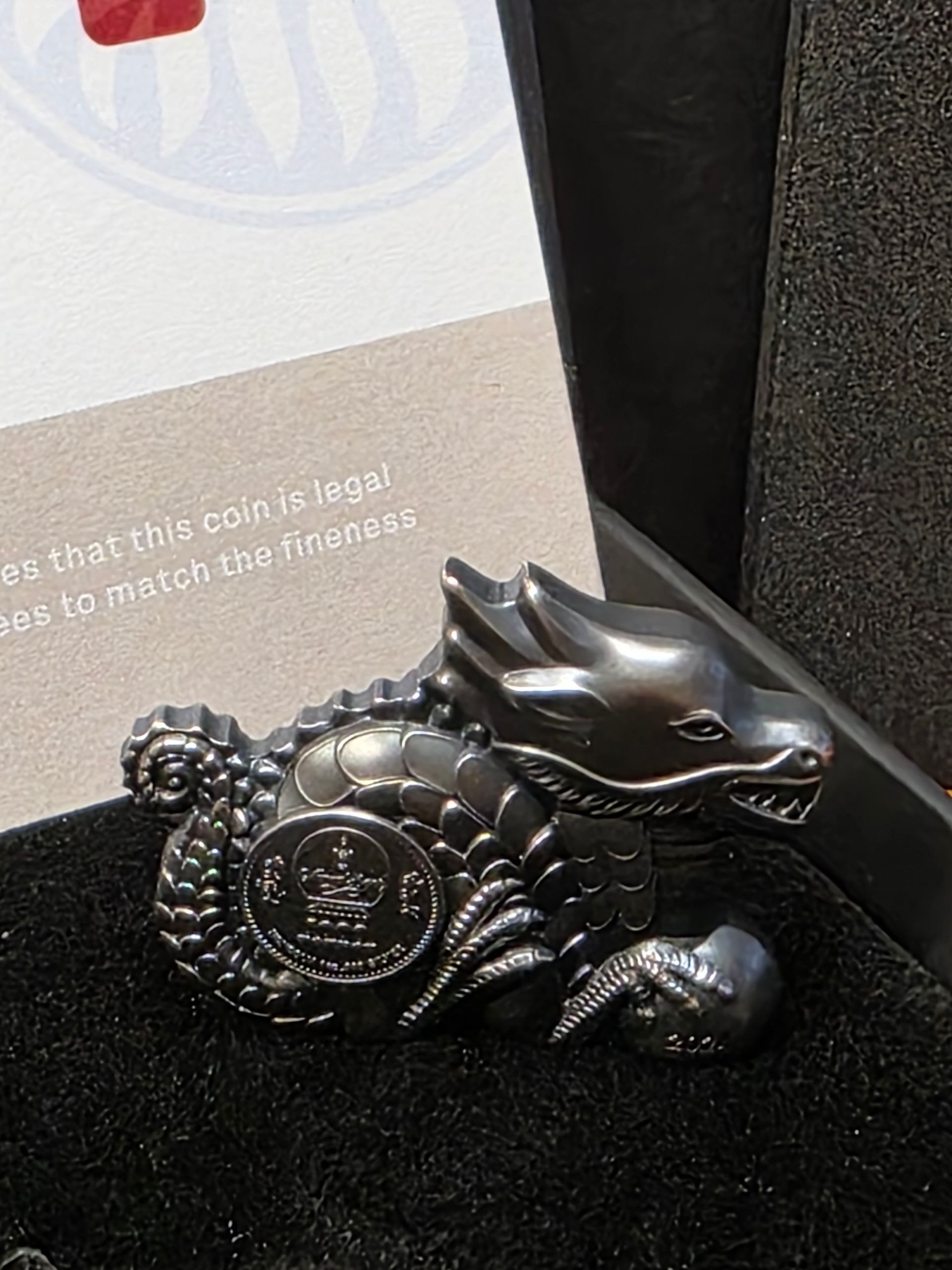 2024 Great Silver Dragon 1 Oz.