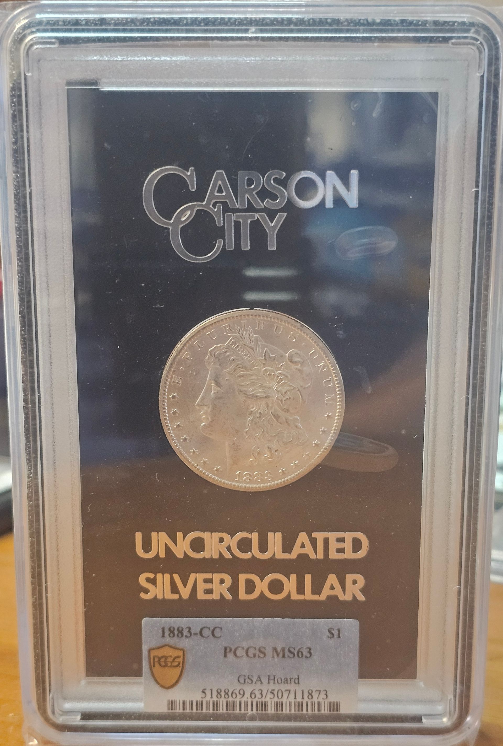1883-CC Morgan Silver Doller