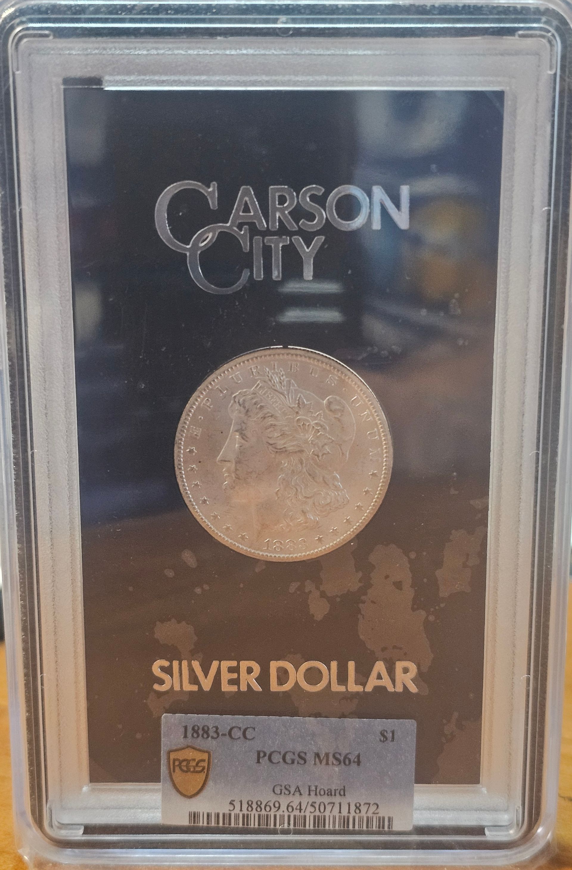 1883-CC Morgan Silver Dollar