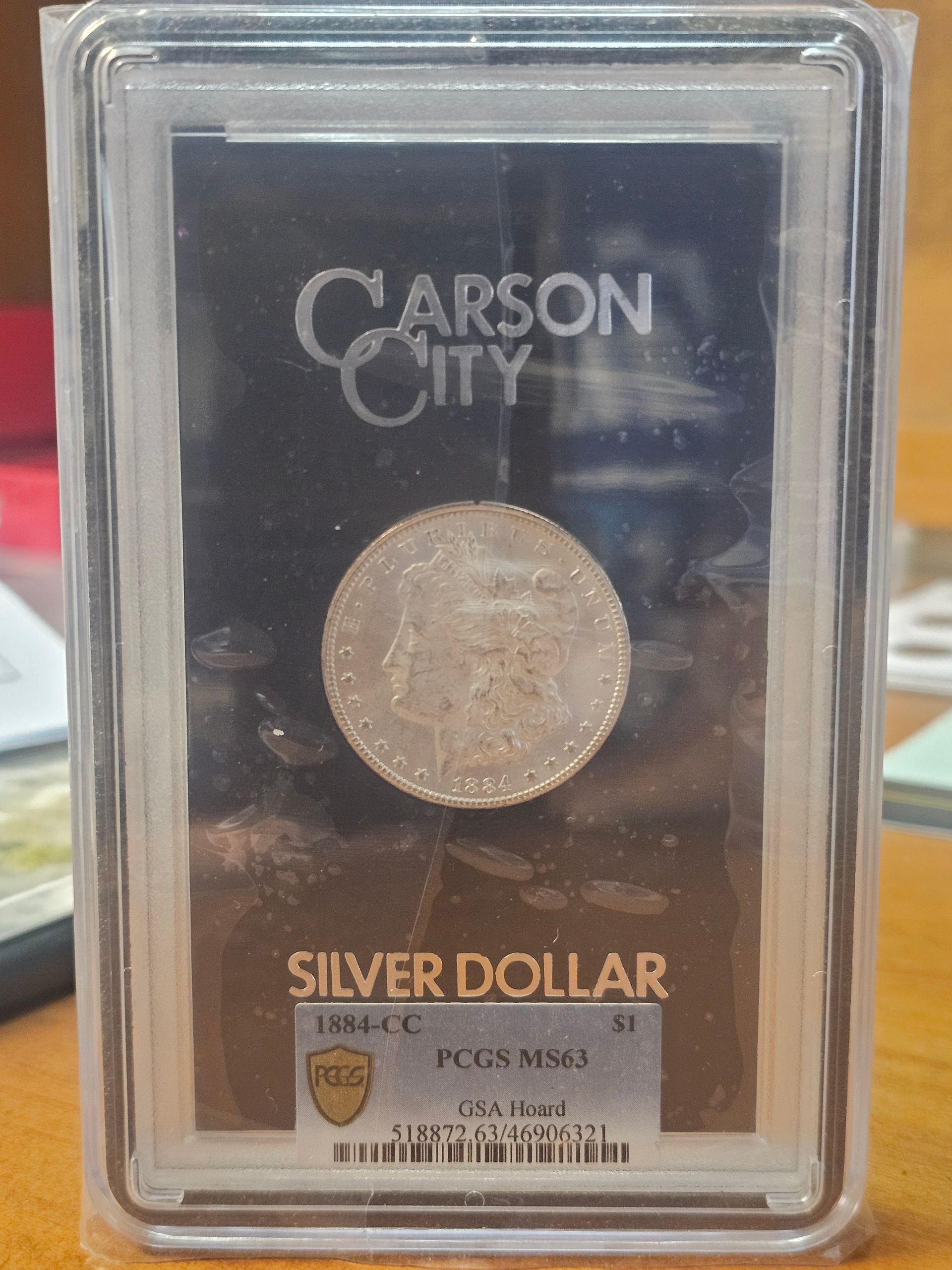 1884-CC Morgan Silver Dollar