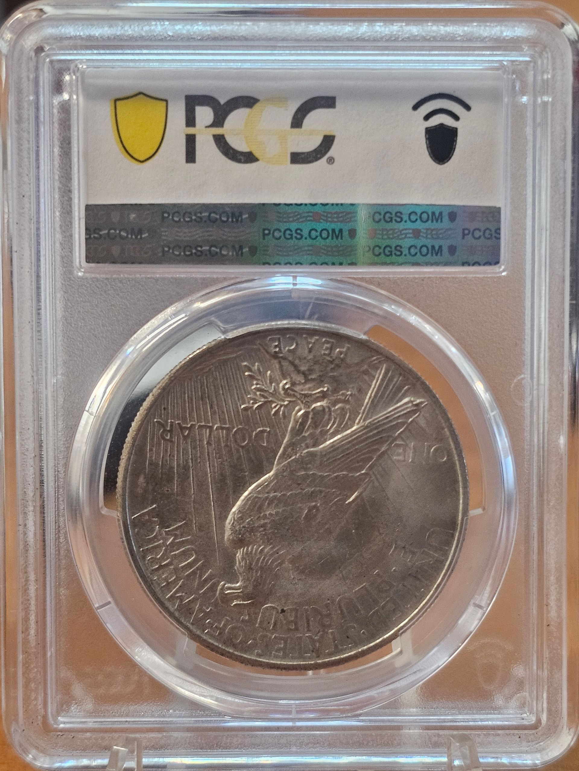 1921 High Relief Peace Dollar