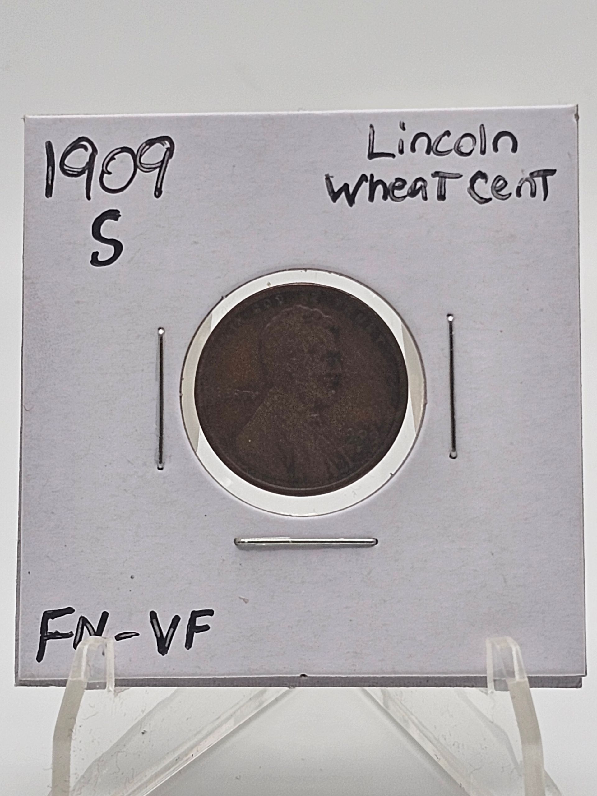 1909 S LINCOLN WHEAT CENT