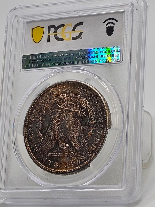 1881 S 銀貨 MS 63 1881-S Morgan Silver Dollar Coin ANACS MS-63