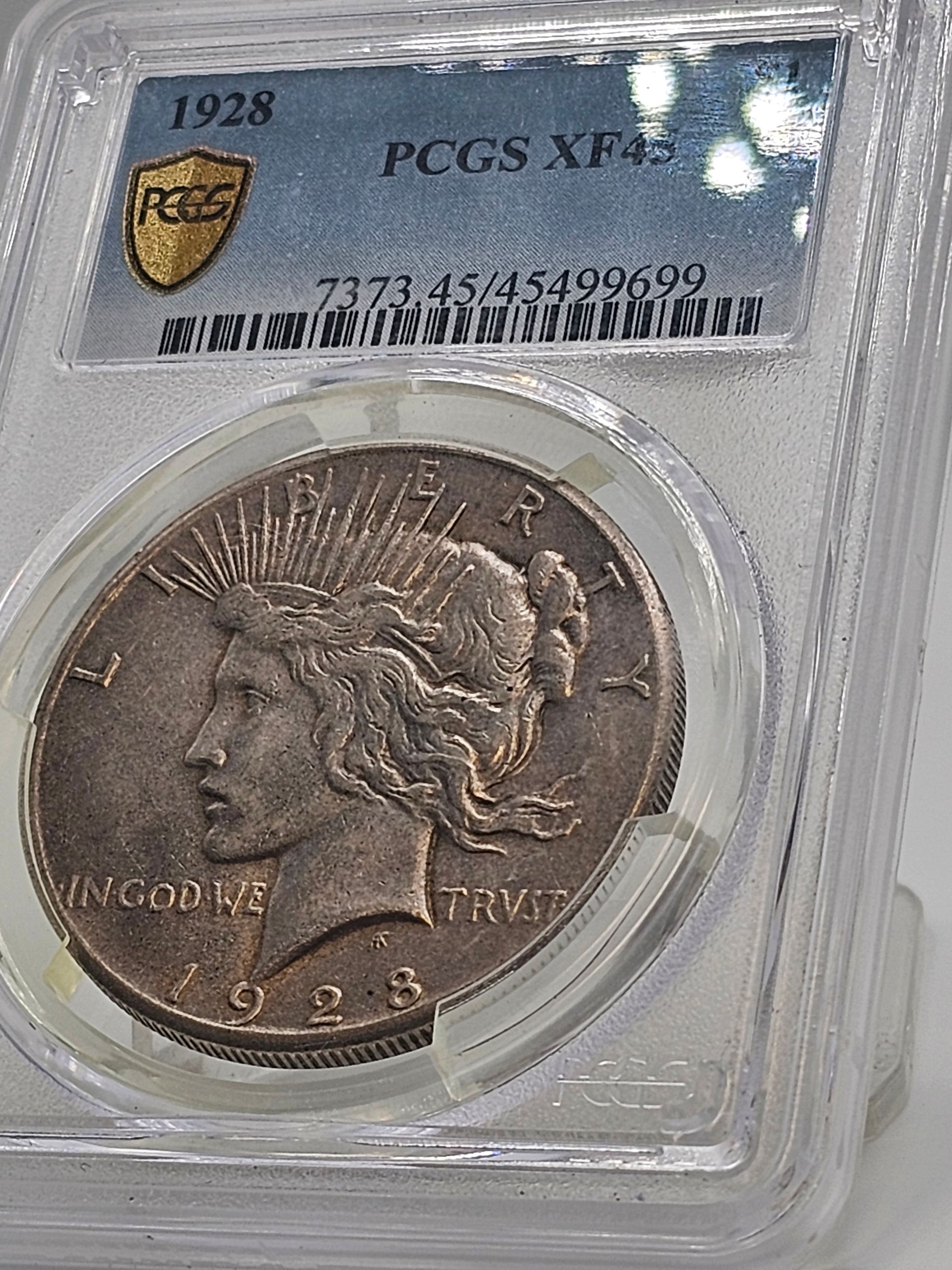 1928 Peace Dollar