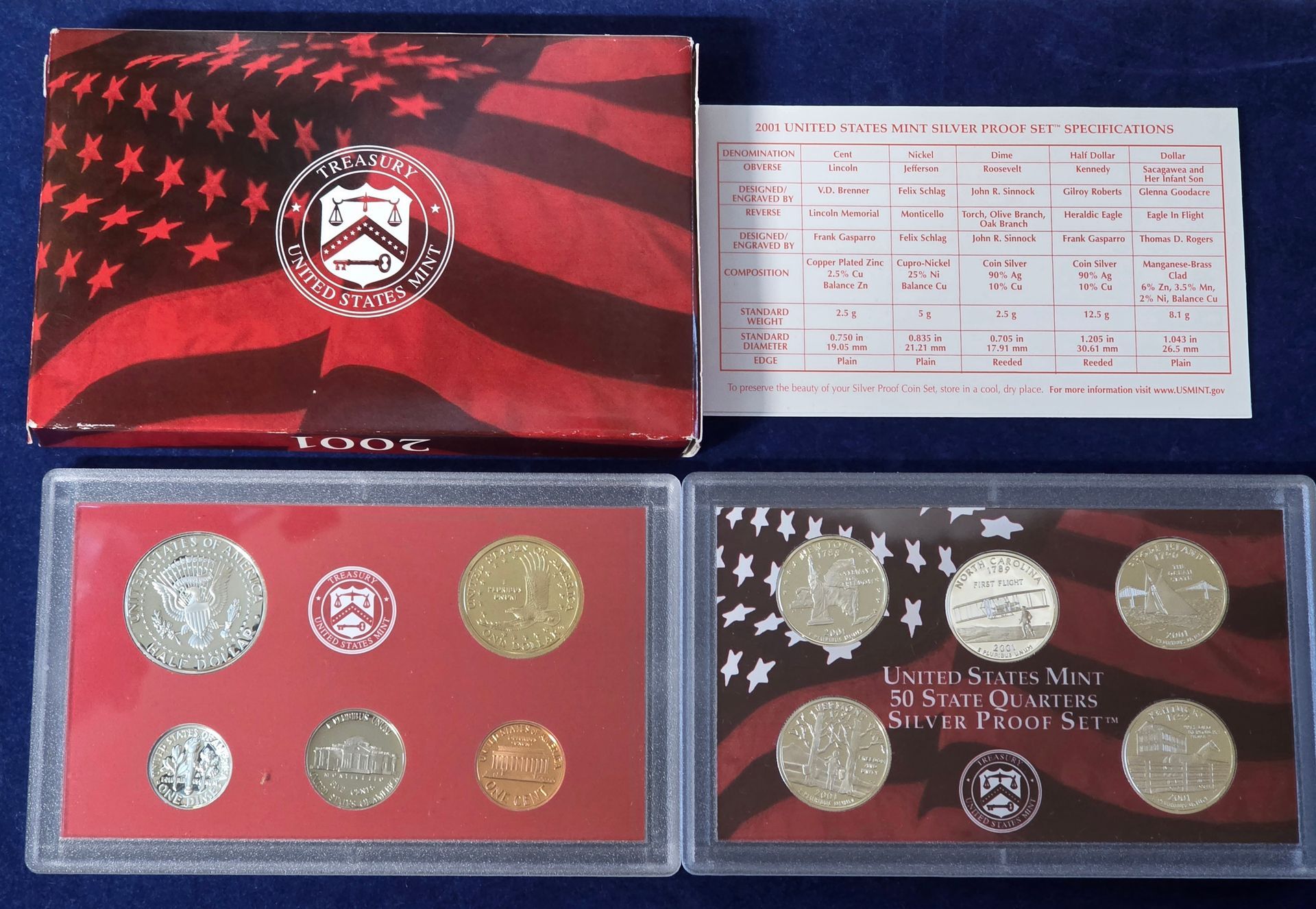 2000 UNITED STATES MINT SILVER PROOF SET