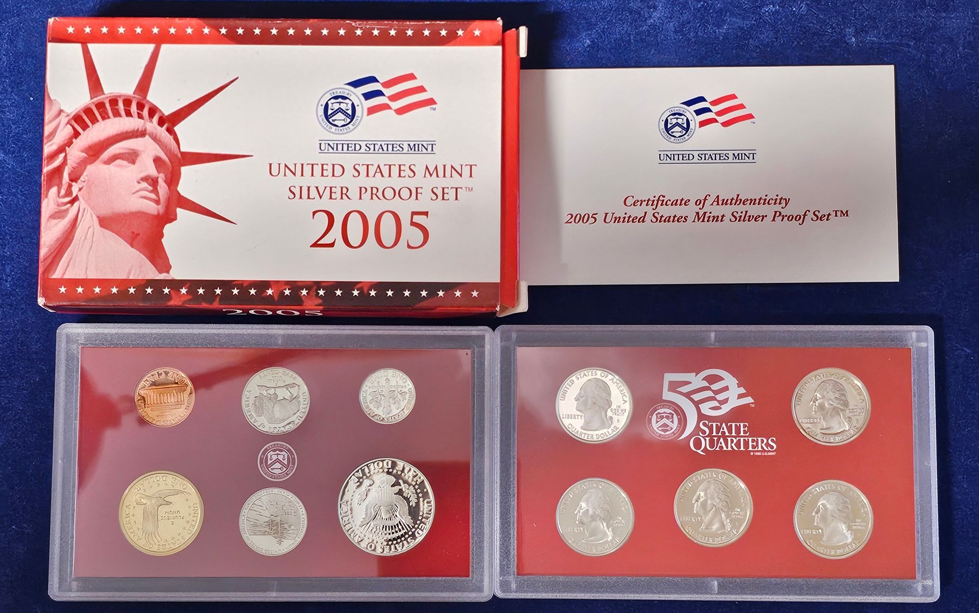 2005 UNITED STATES MINT SILVER PROOF SET