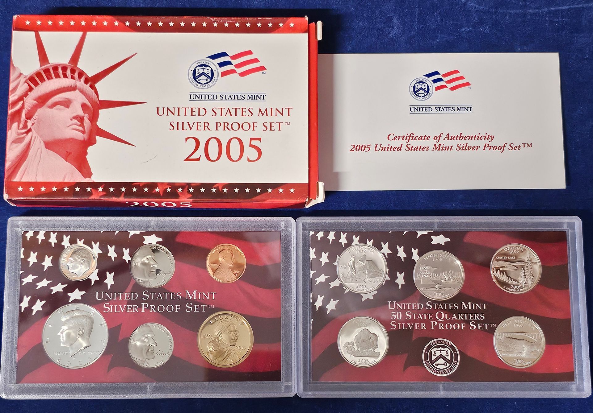 2005 UNITED STATES MINT SILVER PROOF SET