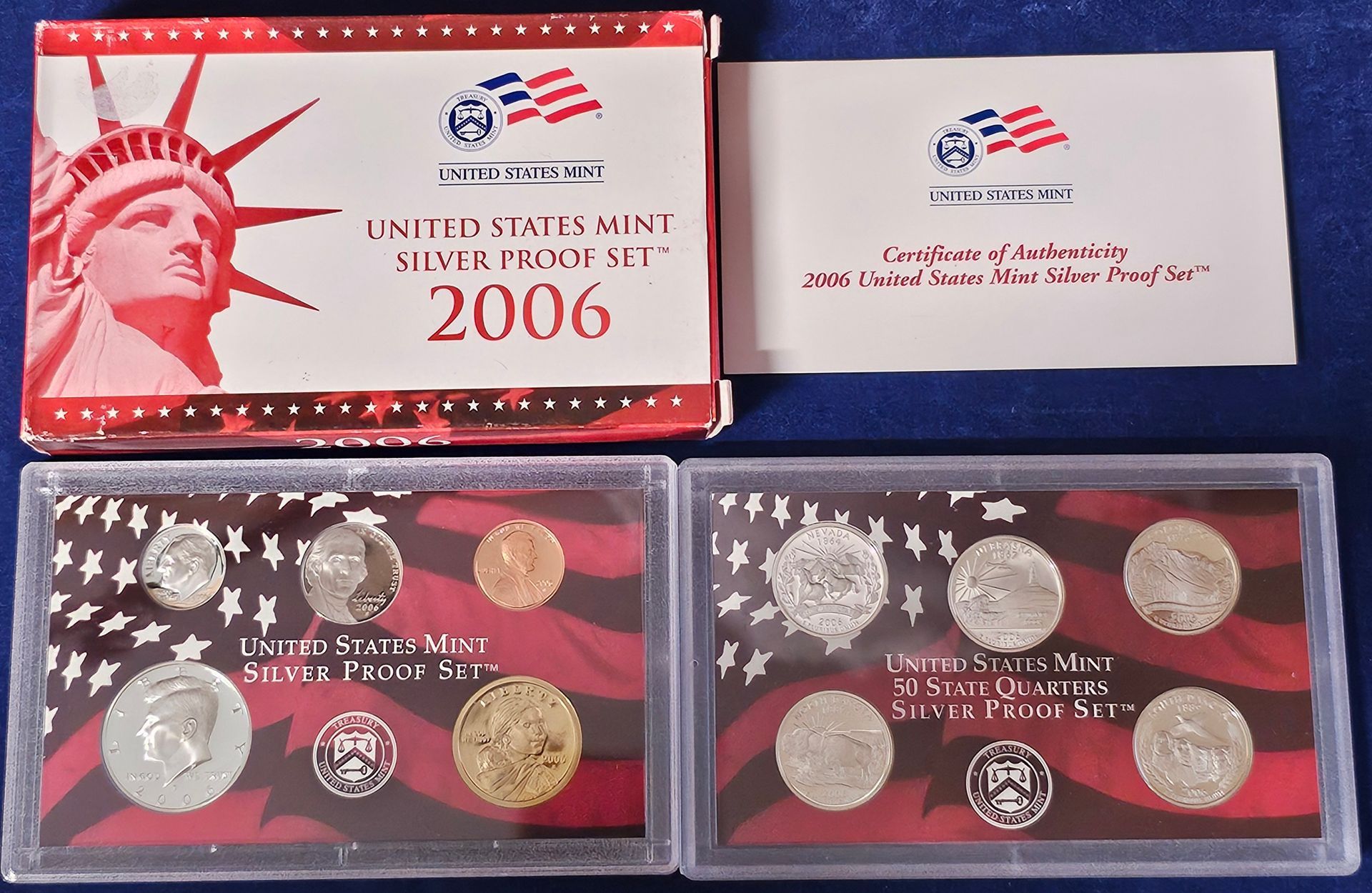 2006 UNITED STATES MINT SILVER PROOF SET
