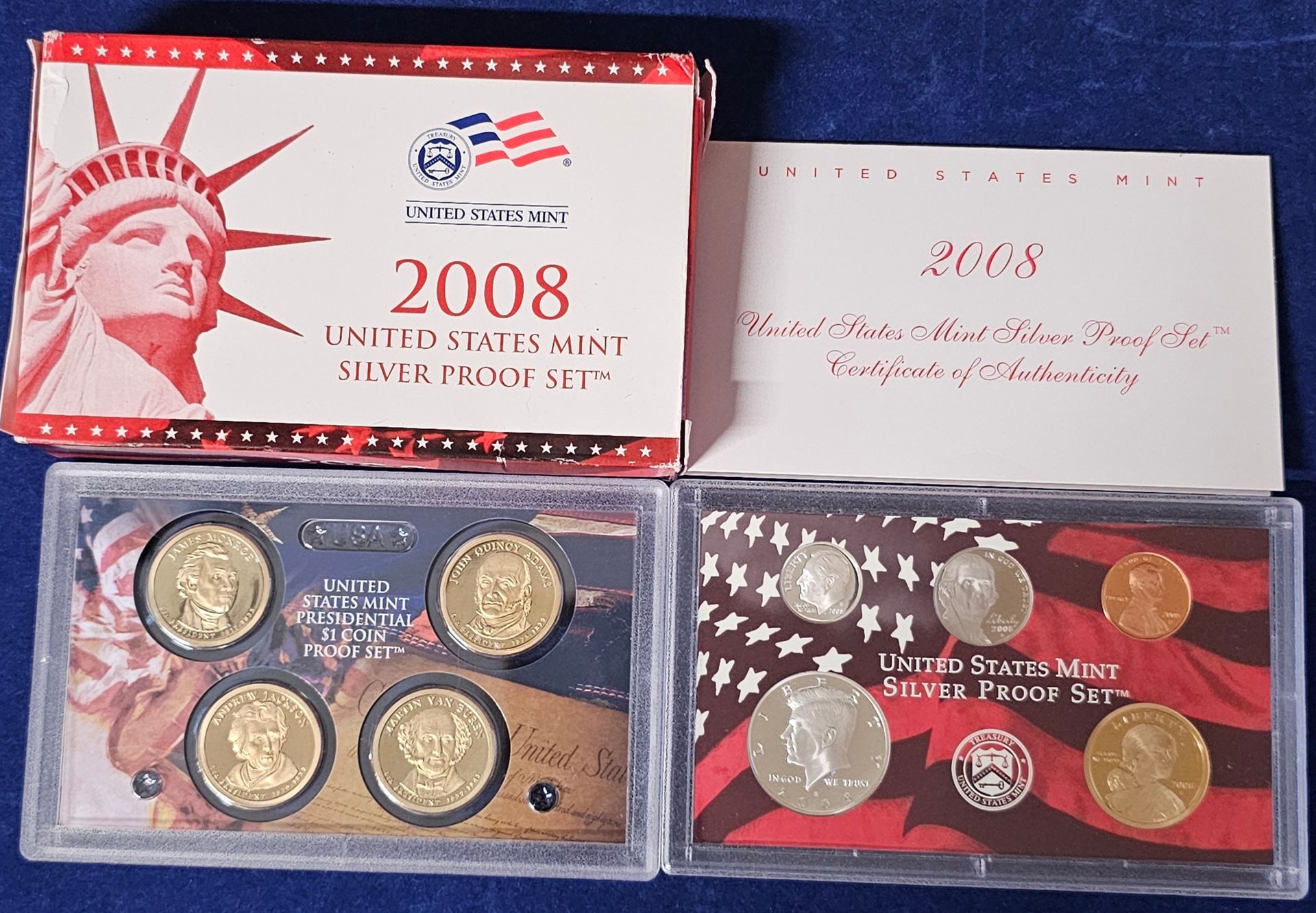 2008 UNITED STATES MINT SILVER PROOF SET