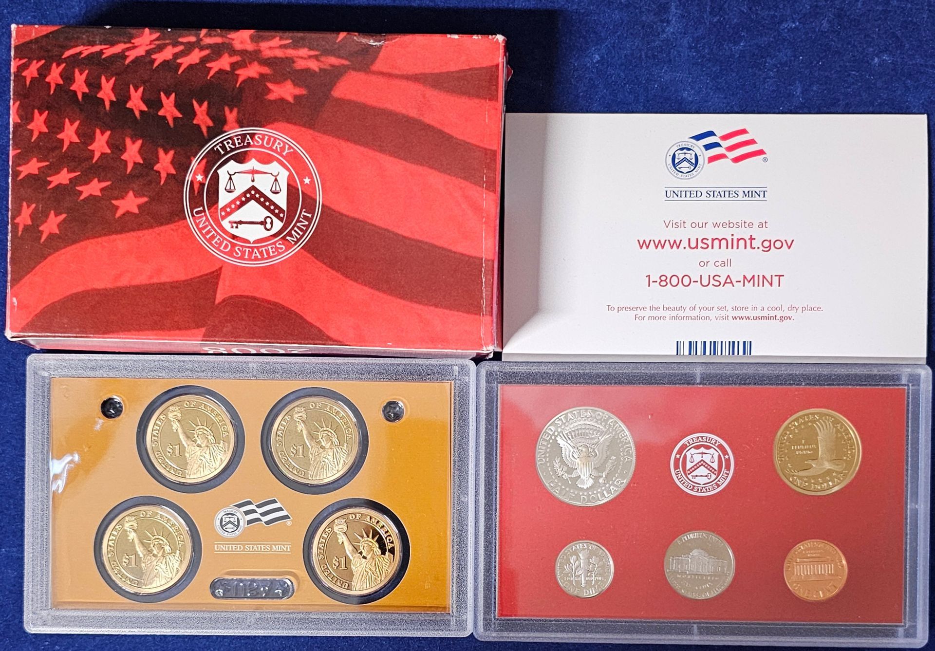 2008 UNITED STATES MINT SILVER PROOF SET