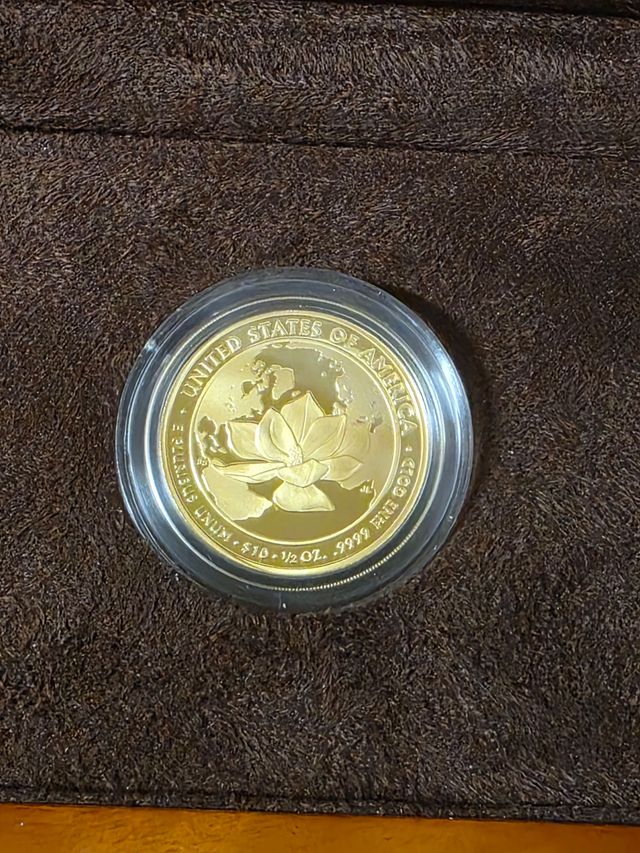 2015 W 1/2 Oz Gold Proof $10 First Spouse Jacqueline Kennedy Coin