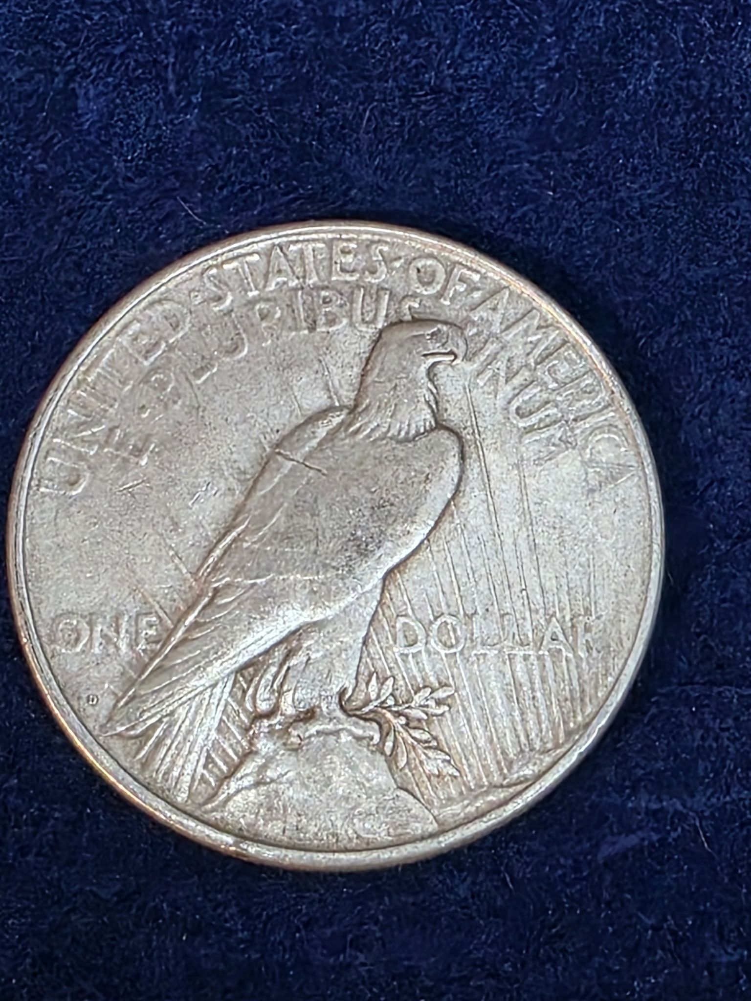 1922 Common Date Circulated Peace Dollars