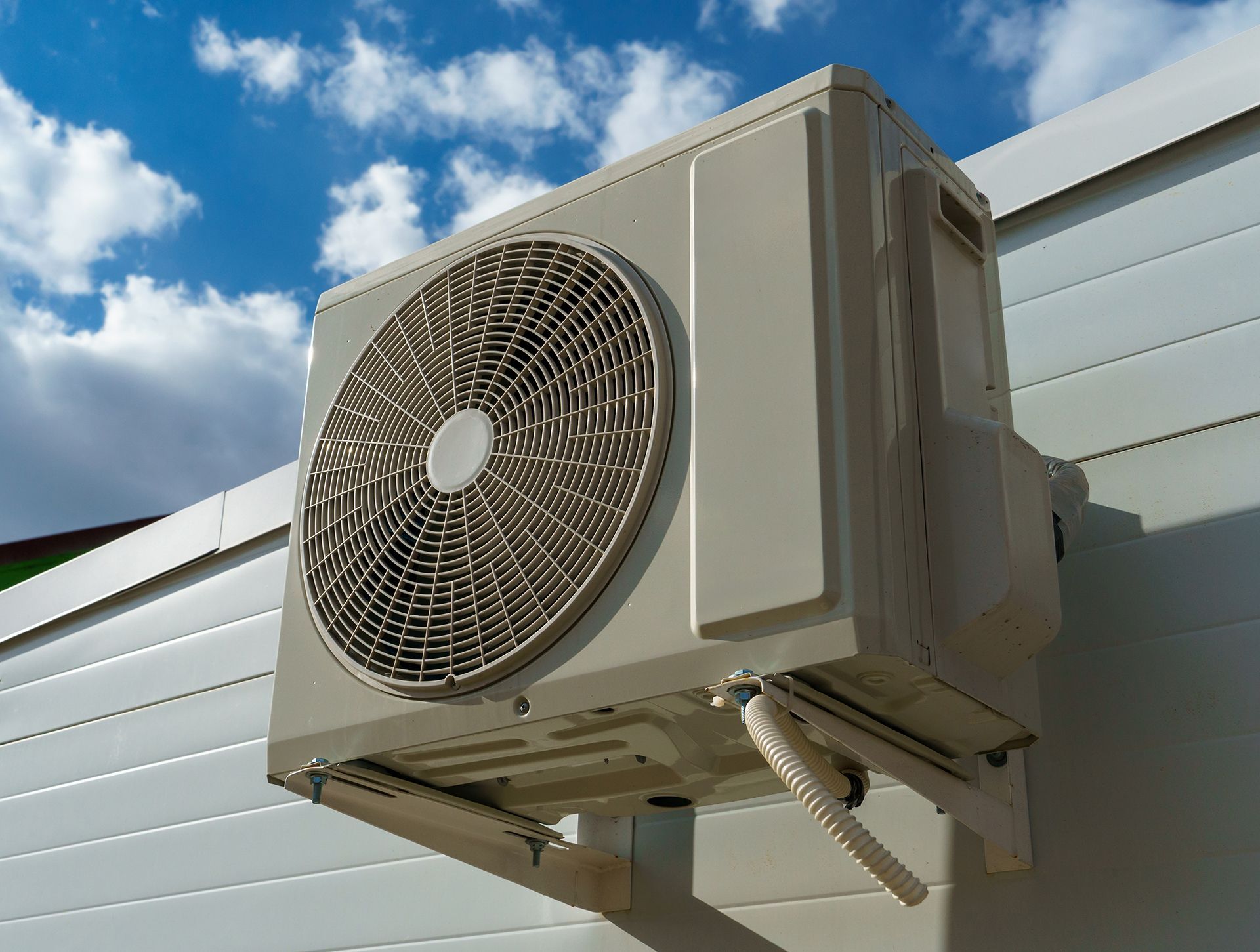 Newly Installed Air Conditioner Unit