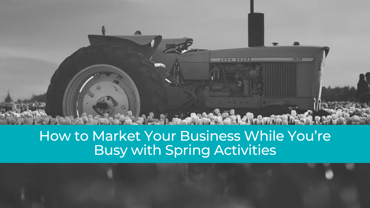 Market Your Business While You’re Busy with Spring Activities