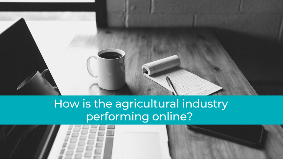 How is the agricultural industry performing online?