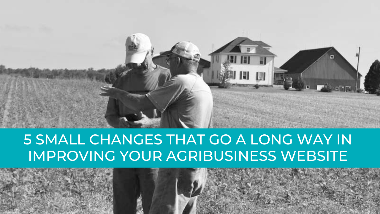 5 Small Changes to Improve Your Agribusiness Site 
