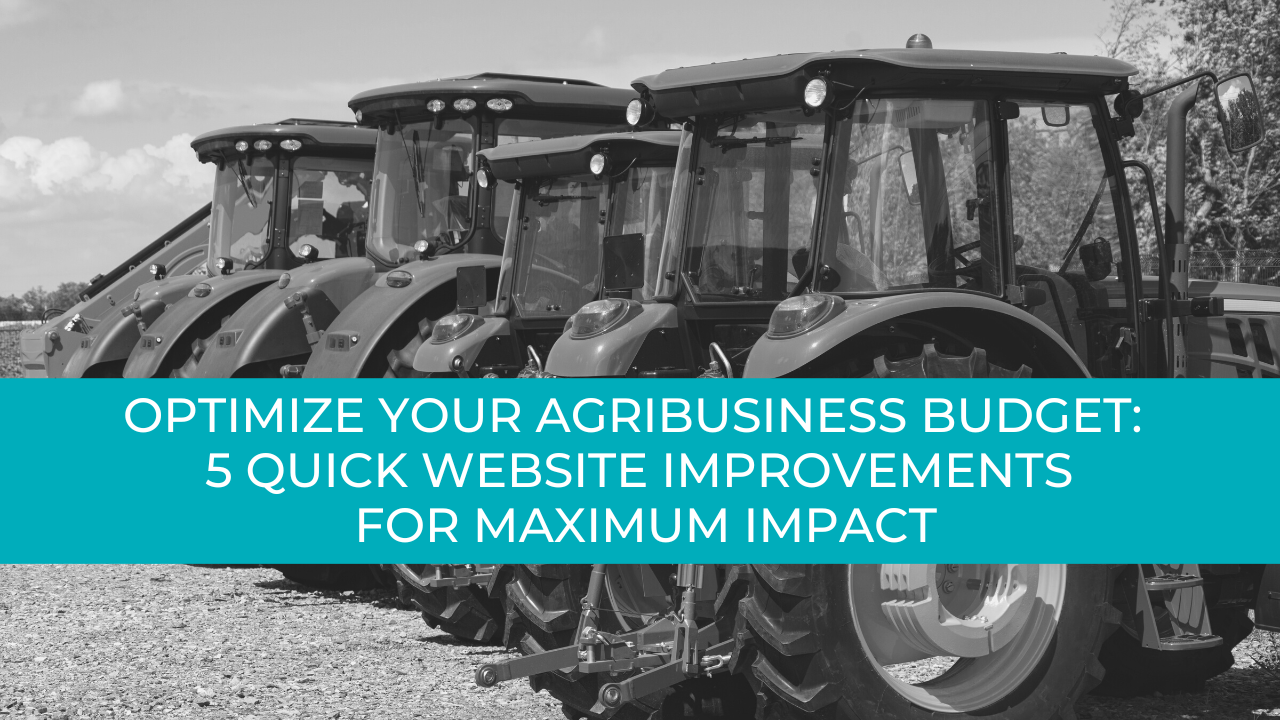 5 Ways To Optimize Your Agribusiness Website