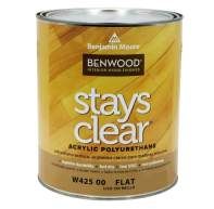Benjamin Moore Benwood® Stays Clear® acrylic polyurethane