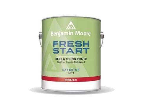 Can of Benjamin Moore Fresh Start® Deck & Siding Primer