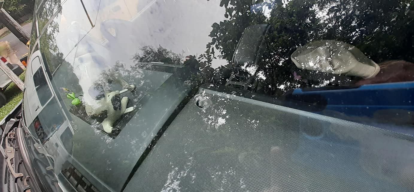 A Close Up of a Car Windshield — FNQ Windscreens in Bungalow, QLD