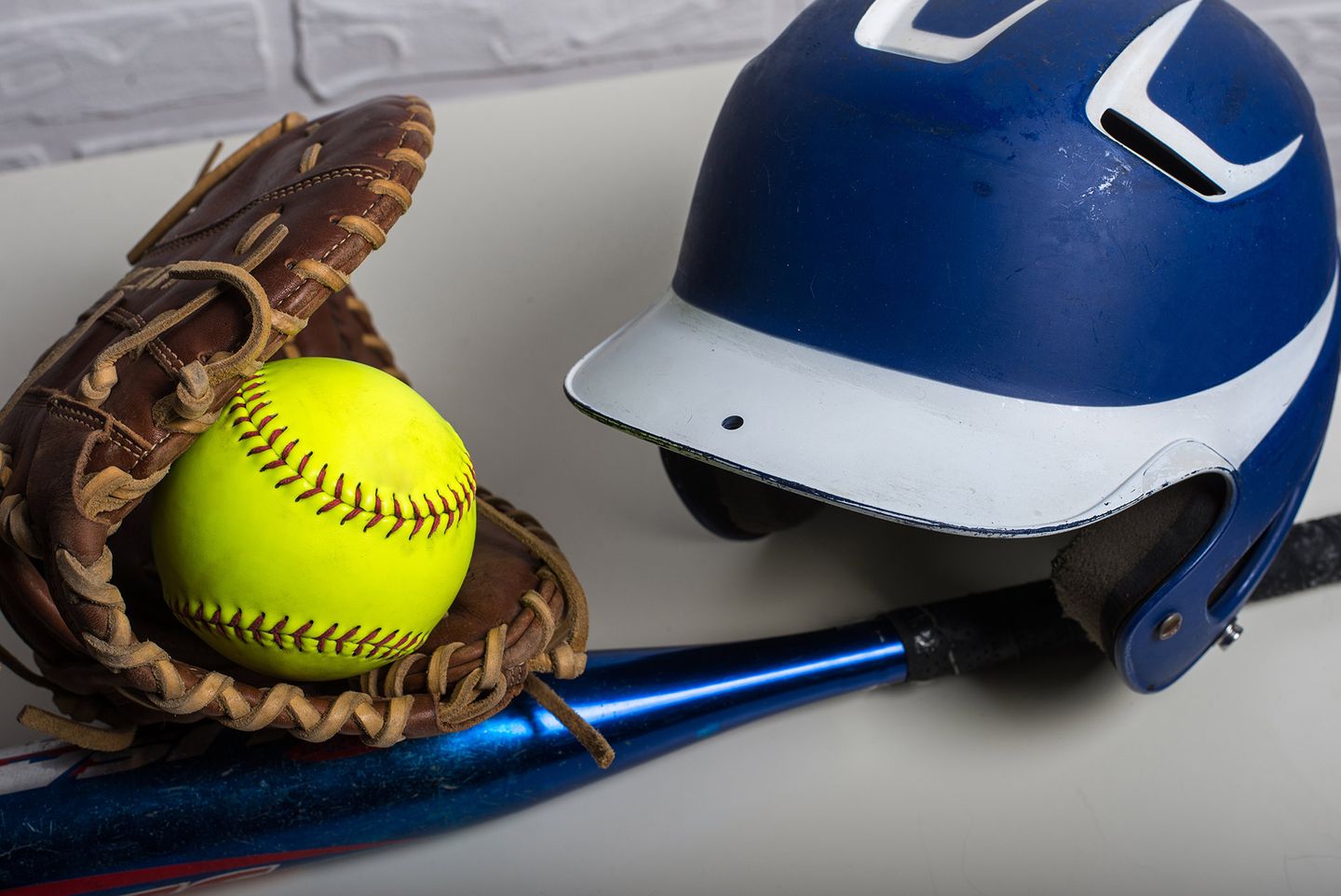 Baseball Hat, Gloves And Ball