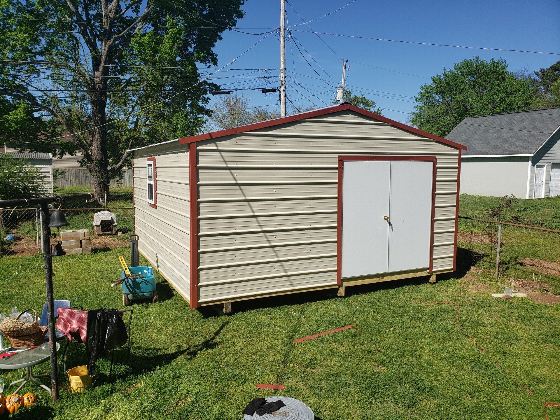 Small shed at the lawn — Huntsville, AL — Affordable Portable Buildings