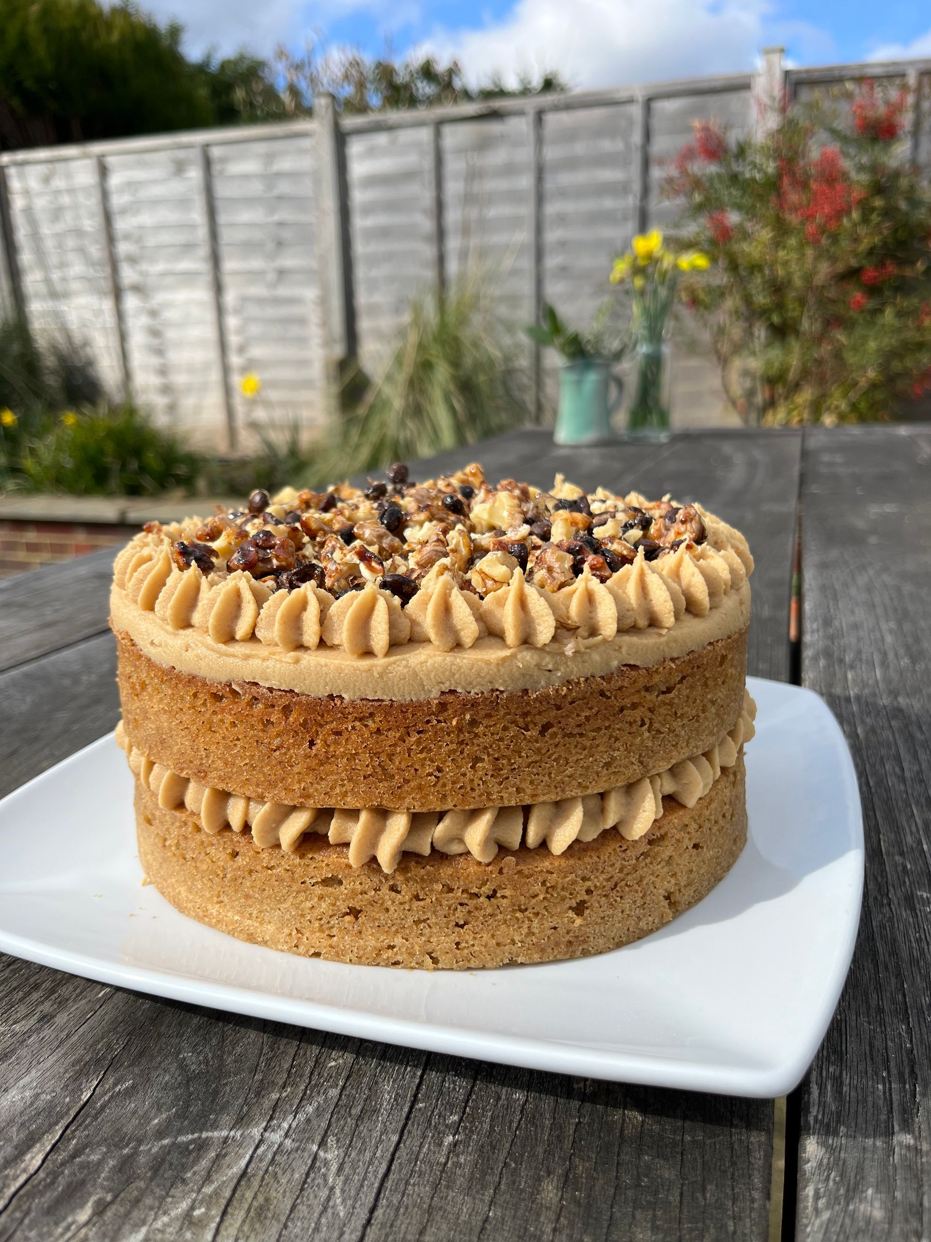 Coffee and Walnut Cake