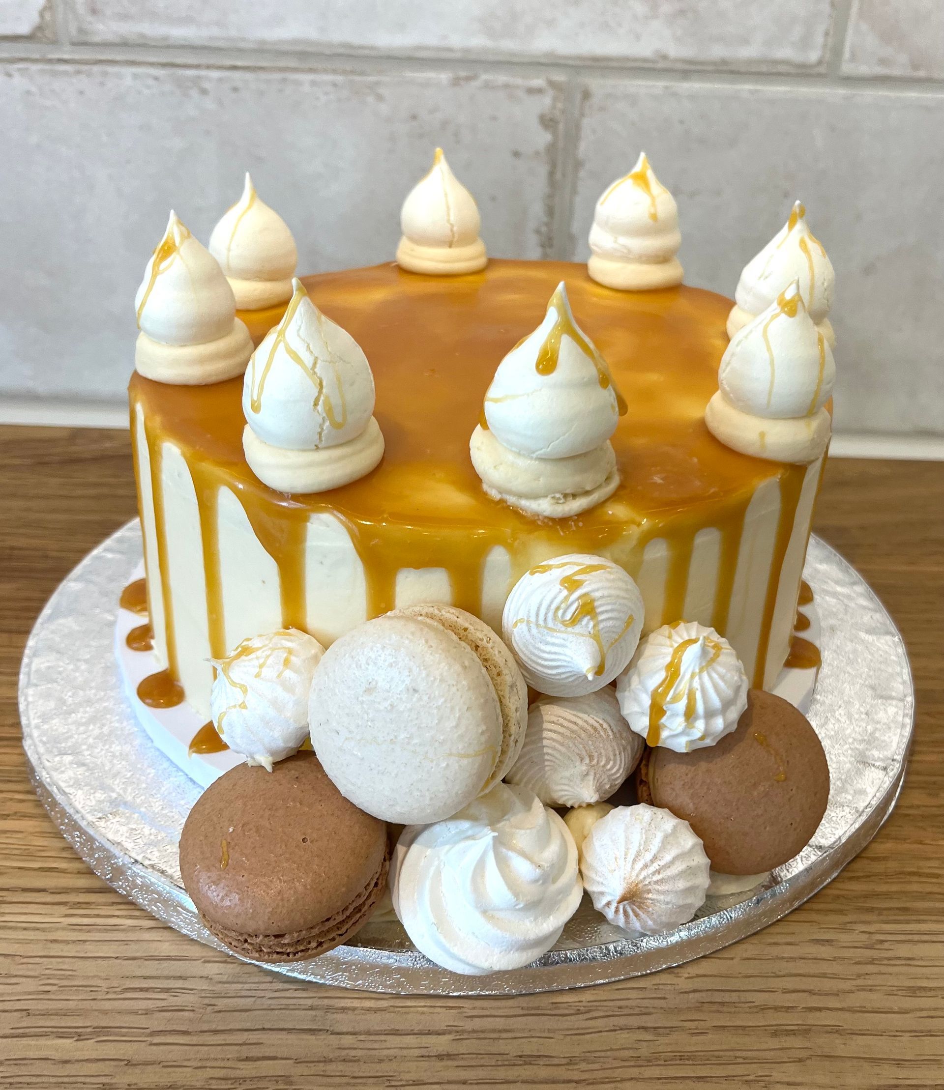 Layered Salted Caramel Cake