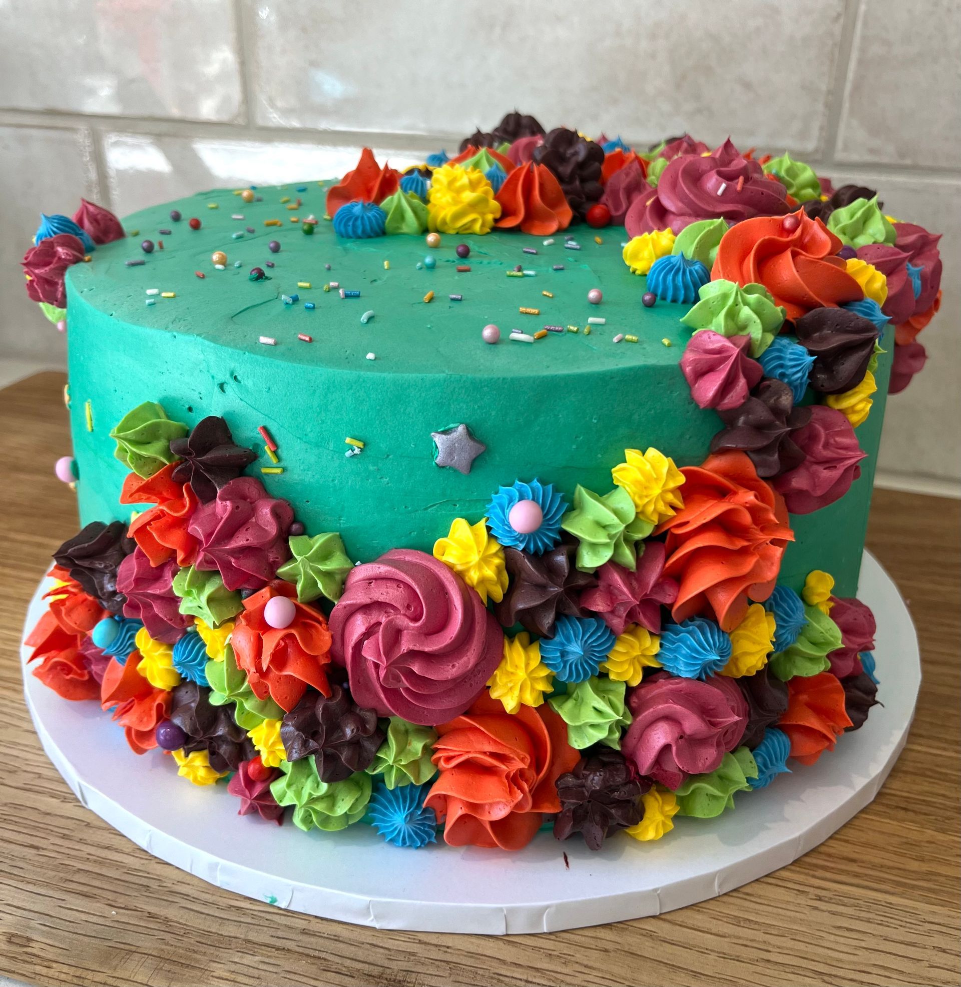 Layered Salted Caramel Cakes