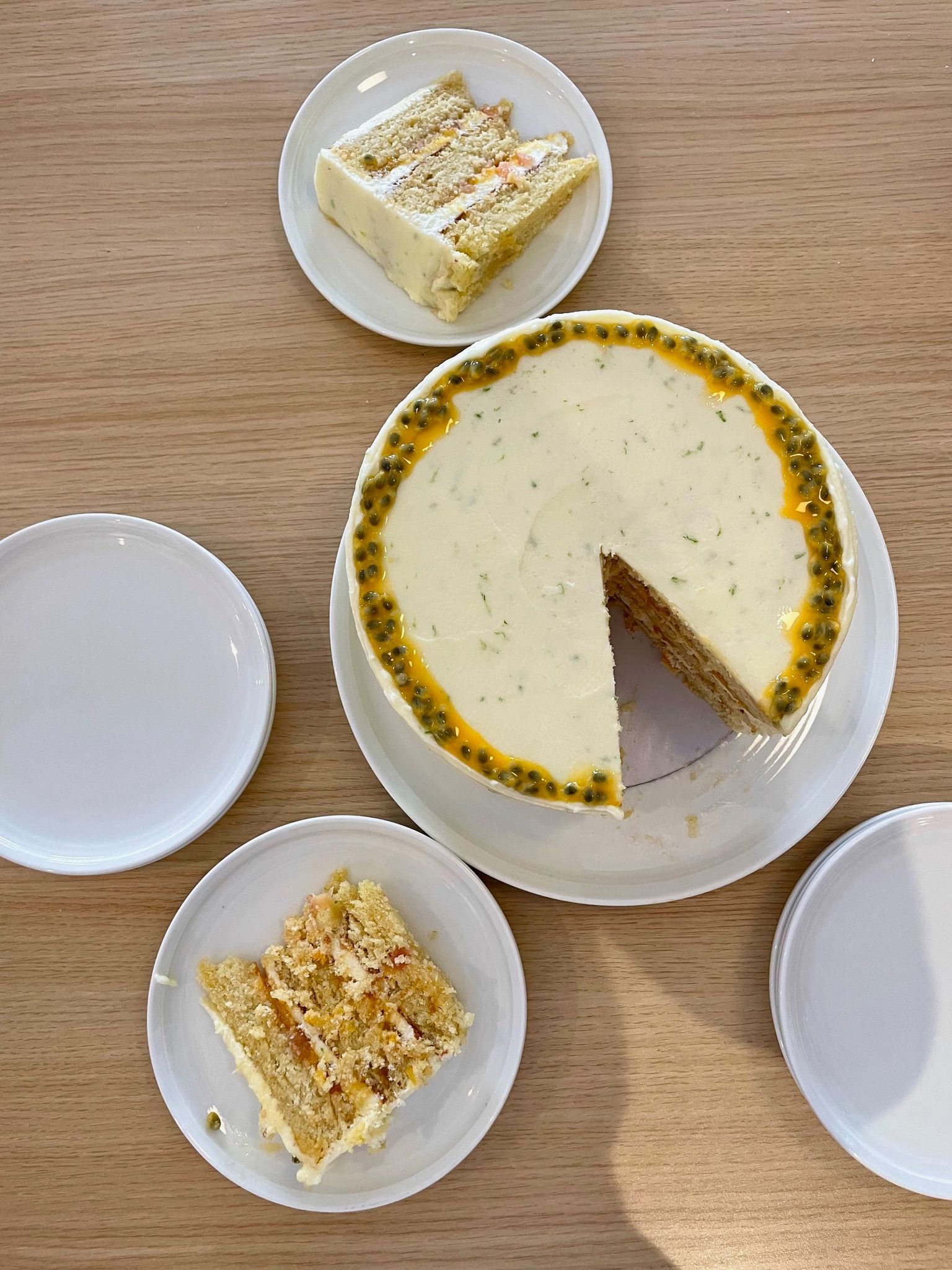 Lime, Peach and Passionfruit