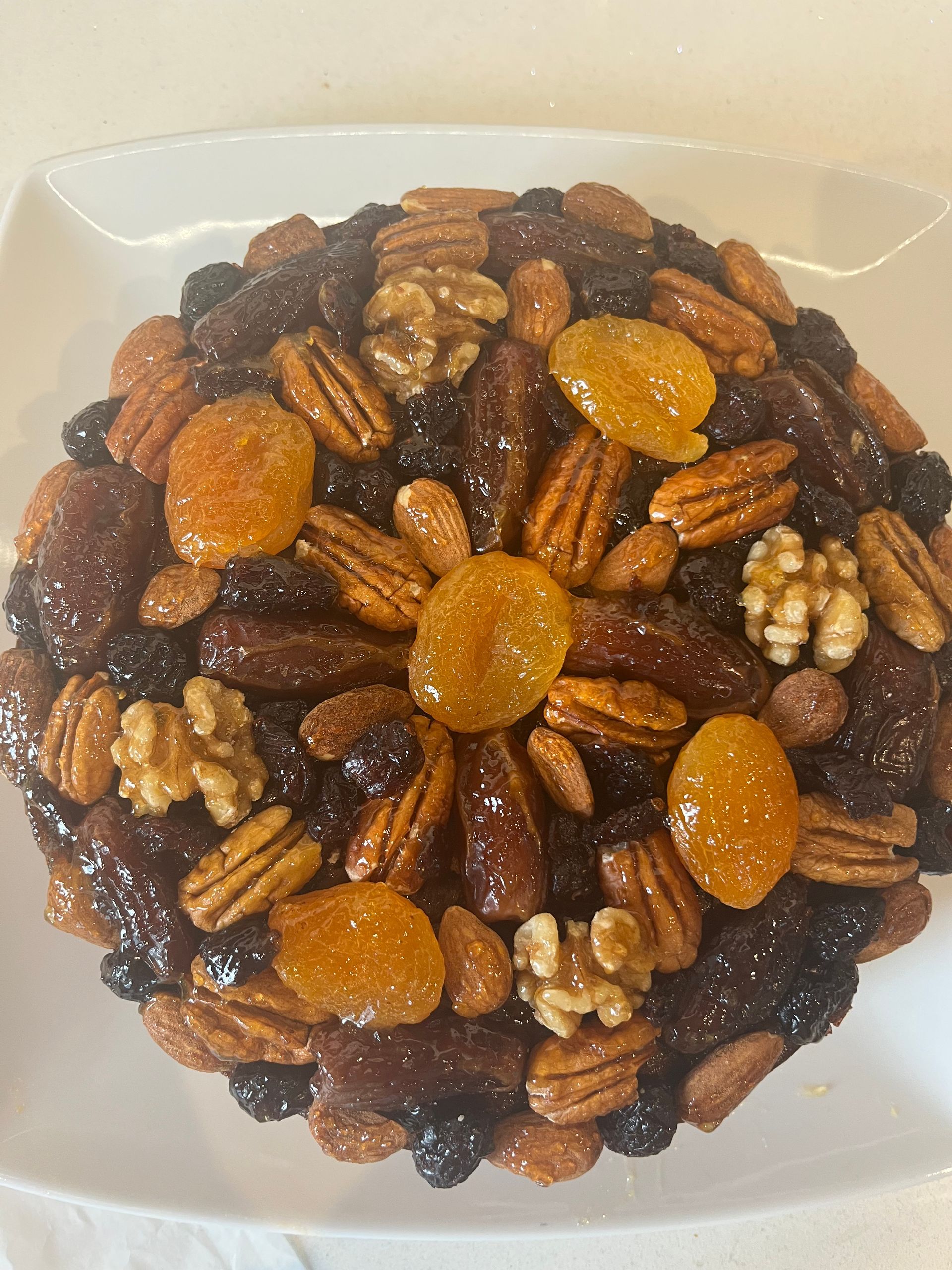 Jewelled Fruit Christmas Cake