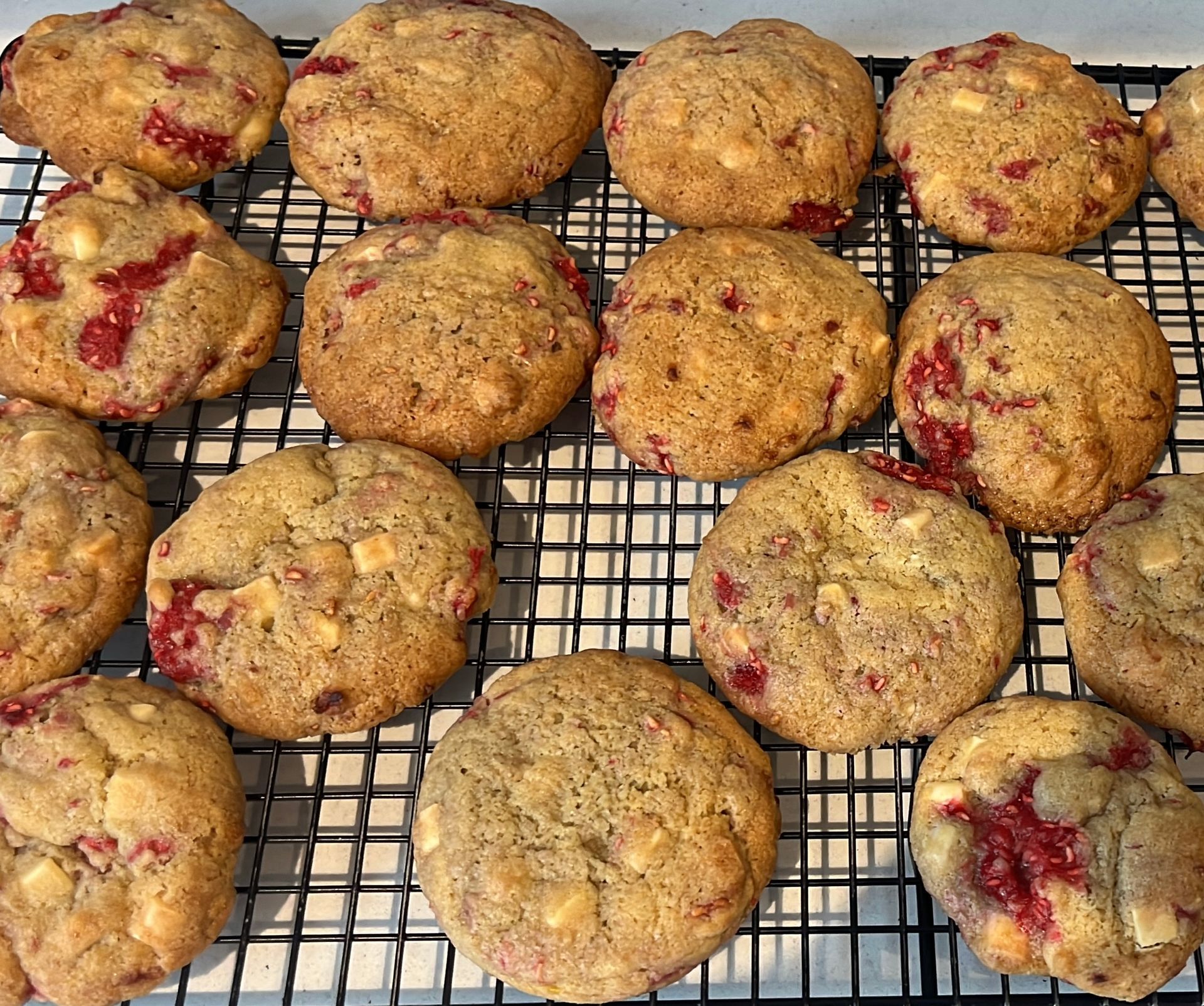 Raspberry and white chocolate