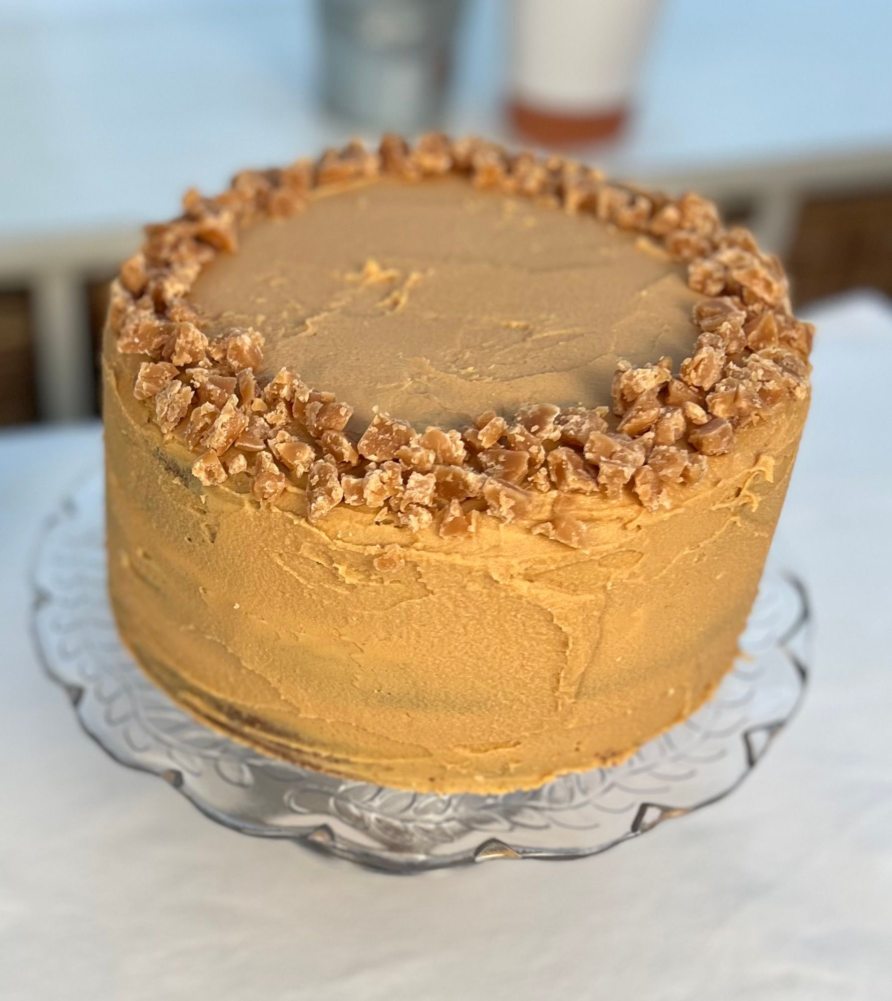 Salted caramel cake