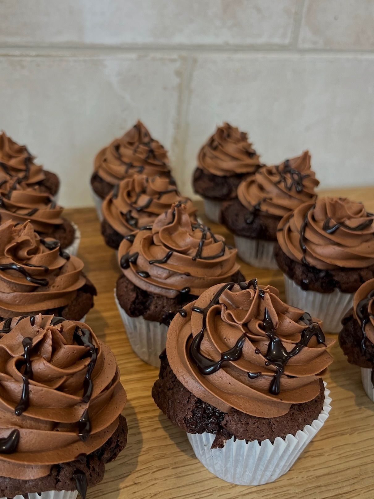 Volcanic chocolate mud cakes