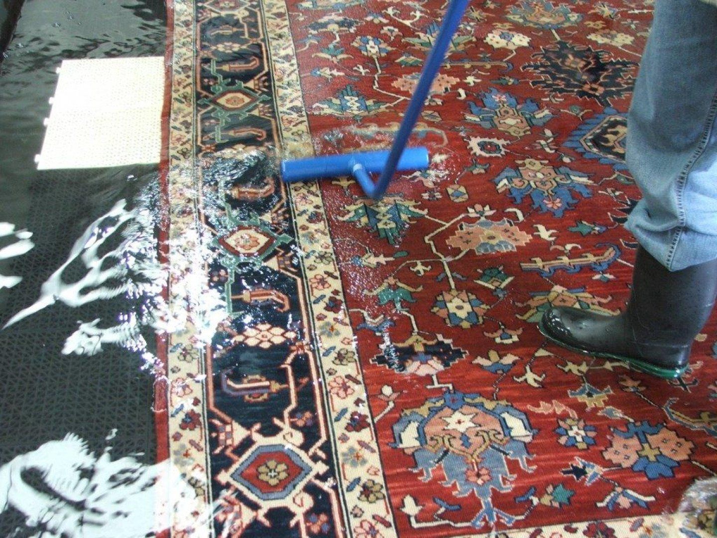 Rug pit cleaning