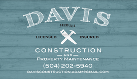 General Contractor in Mandeville, LA | Davis Construction and Property Maintenance, LLC