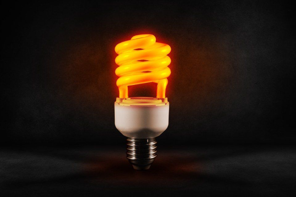 Lampadina accesa