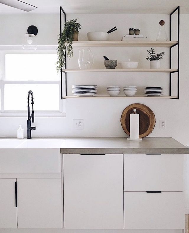 An image of The Mayes Team's modern minimalist kitchen as an example of a minimalist lifestyle: 6 things you need to know.