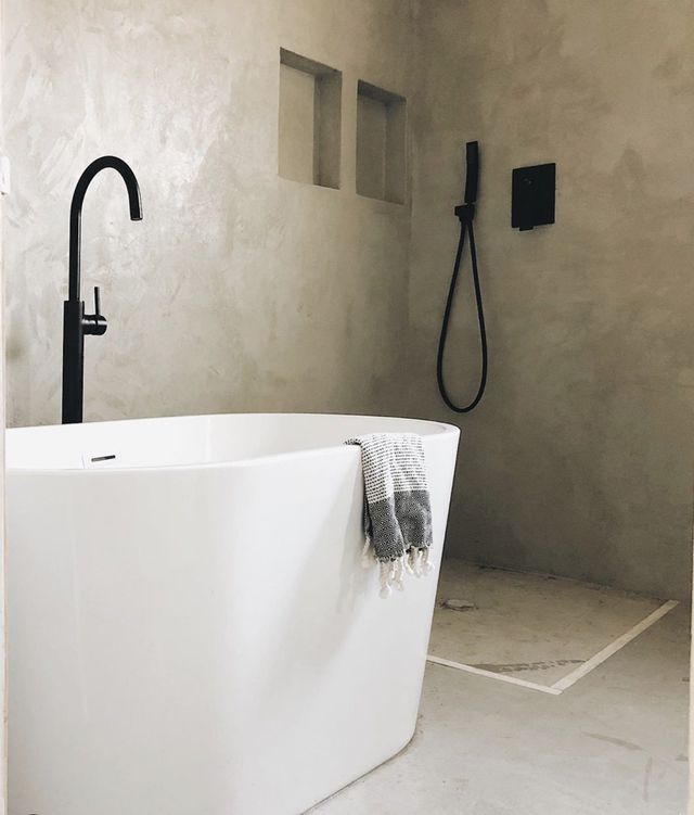 An image of The Mayes Team's minimalist bathroom as an example of a minimalist lifestyle: 6 things you need to know.