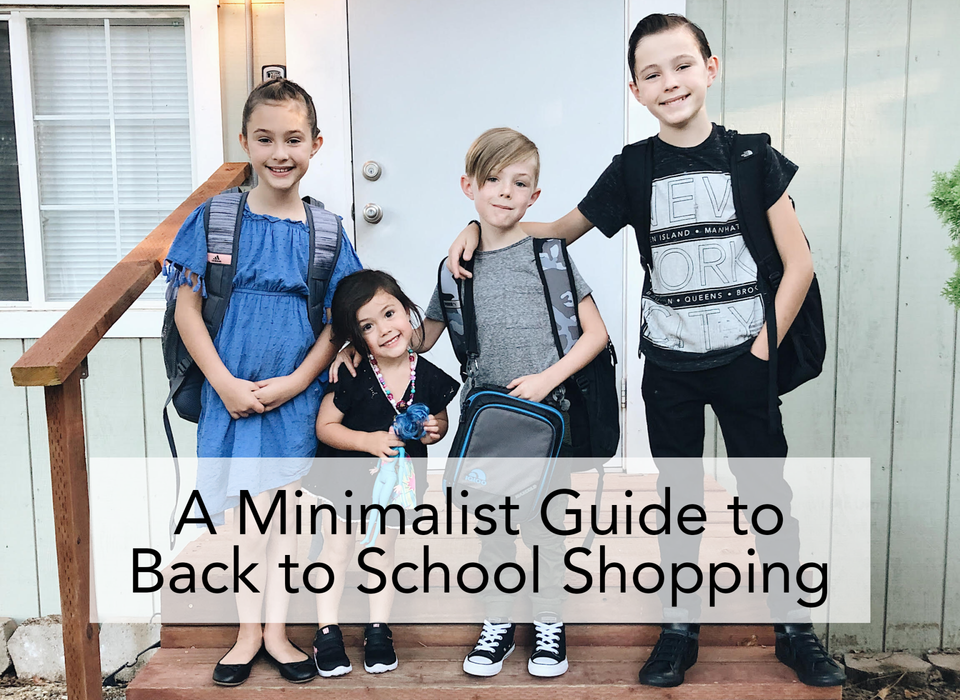 Minimalist Guide Back to School