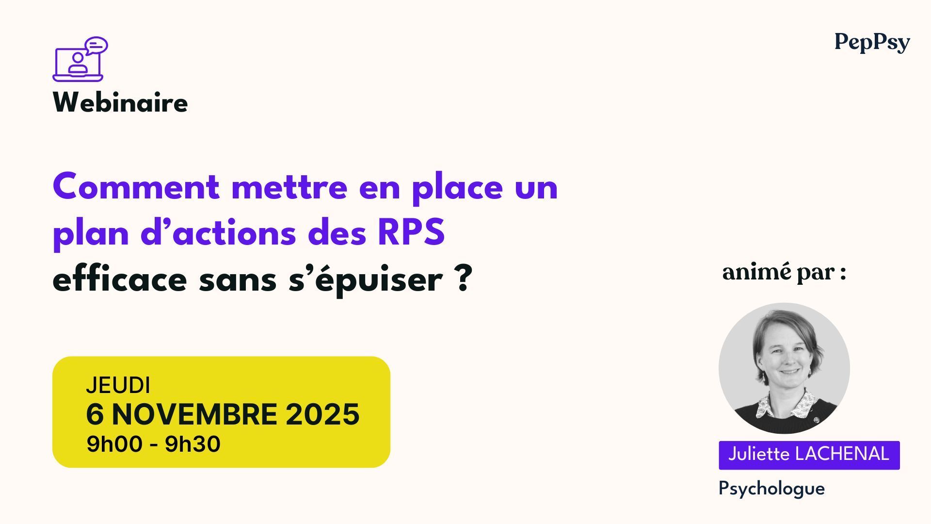 Webinaire : Accompagner les équipes en période de transformation. Intervenantes : Muriel Pedron et Juliette Lachenal