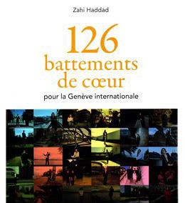A book titled 126 battements de cœur pour la geneve internationale, by Zahi Haddad, in which a portrait of Saba Imru-Mathieu is included.