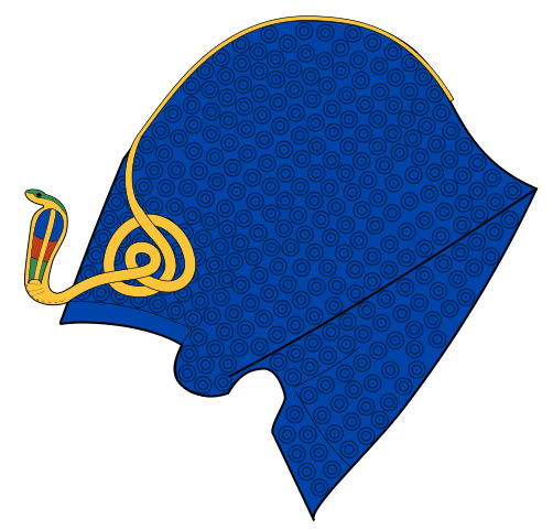 Blue Crown Khepresh - Ancient Egyptian Symbols