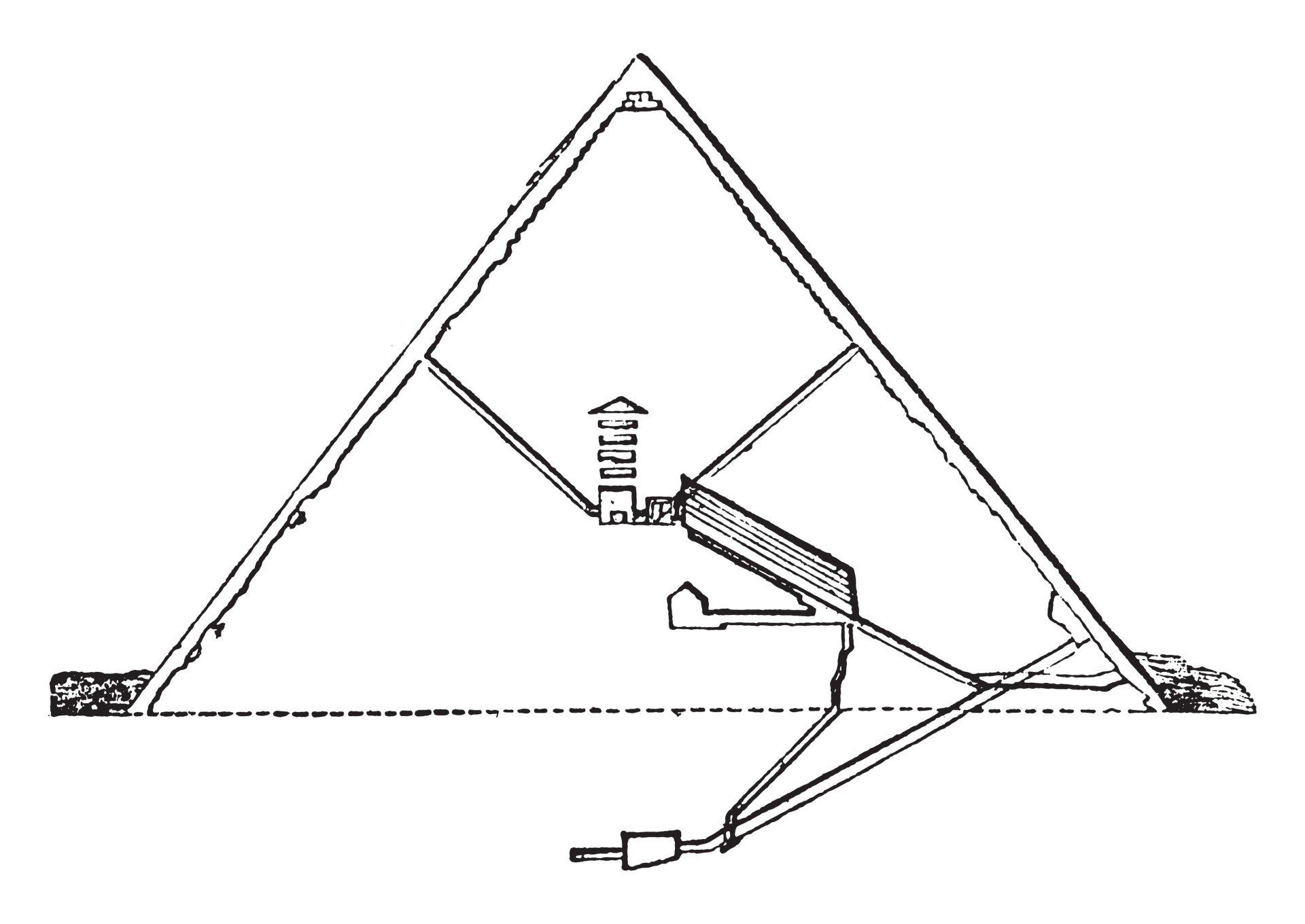 Great Pyramid plan
